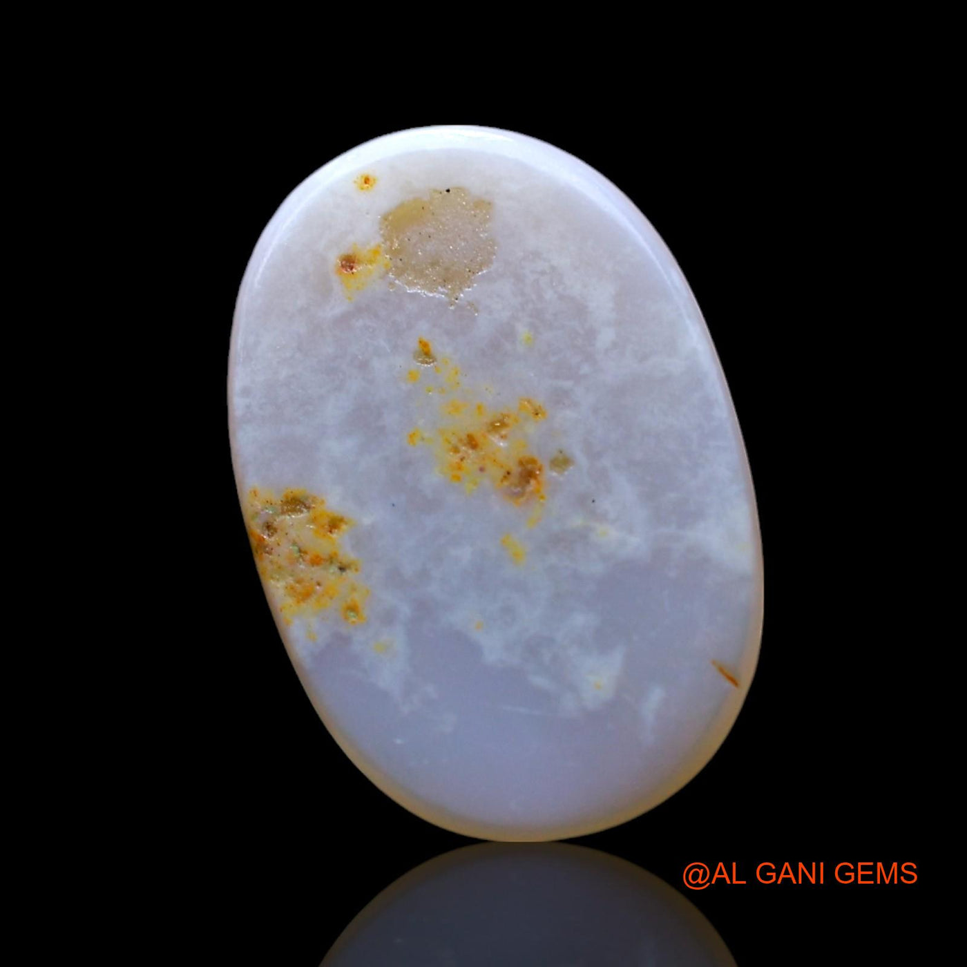 1.00 Cts Unheated Australian Fire Opal Loose Gemstone Oval Cabochon Natural 14x9x1 mm AF-735