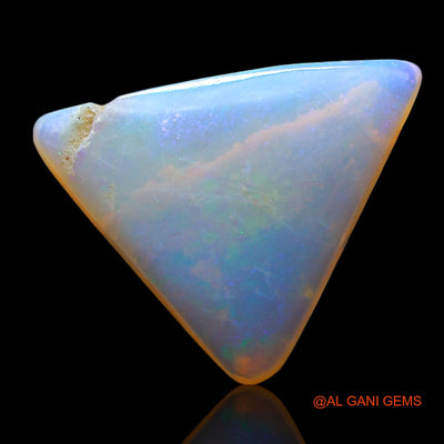 2.00 Cts Natural Australian Fire Opal Loose Gemstone Trillion Cabochon 12x11x2 mm AF-737