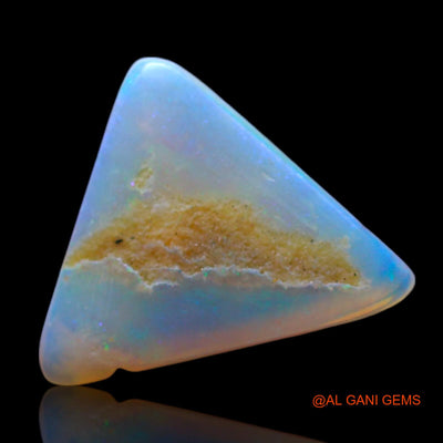 2.00 Cts Natural Australian Fire Opal Loose Gemstone Trillion Cabochon 12x11x2 mm AF-737