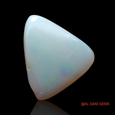 Natural Fire Opal Gemstone 2.00 Cts Loose Trillion Cabochon From Australia 12x11x3 mm AF-738