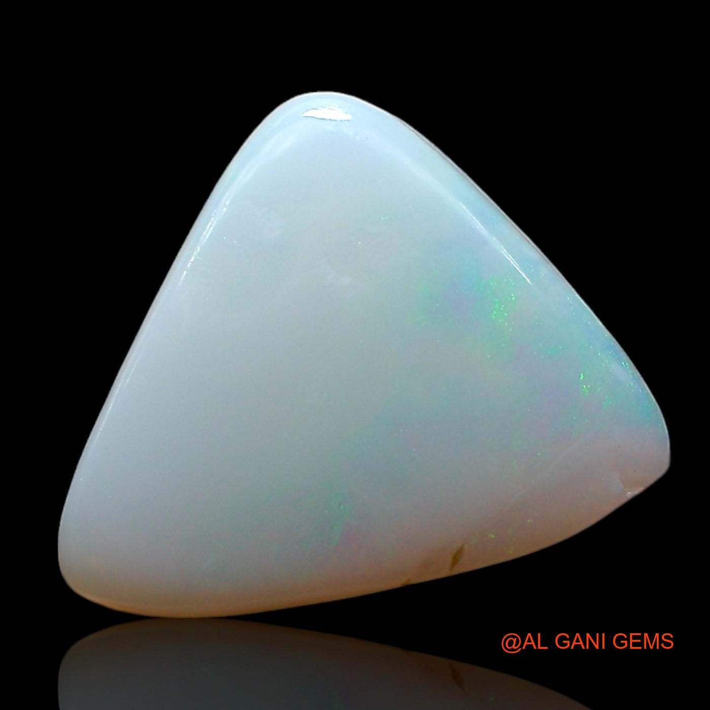 Natural Fire Opal Gemstone 2.00 Cts Loose Trillion Cabochon From Australia 12x11x3 mm AF-738