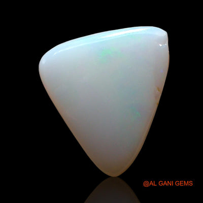 Natural Fire Opal Gemstone 2.00 Cts Loose Trillion Cabochon From Australia 12x11x3 mm AF-738