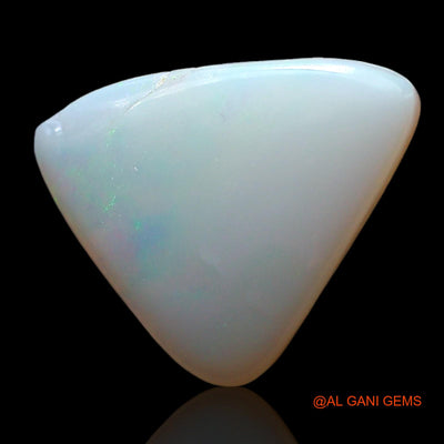 Natural Fire Opal Gemstone 2.00 Cts Loose Trillion Cabochon From Australia 12x11x3 mm AF-738