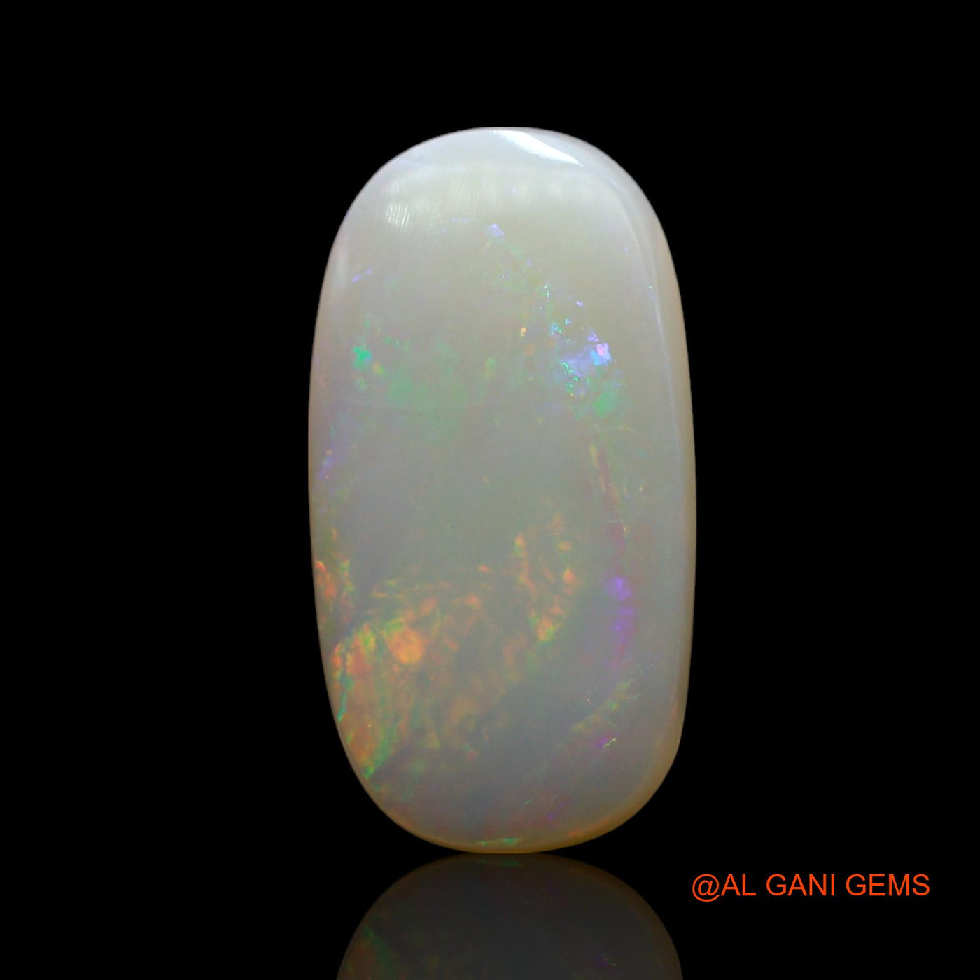 5.00 Cts Natural Australian Fire Opal Oval Cabochon Loose Gemstone For Jewelry 19x10x3 mm AF-73
