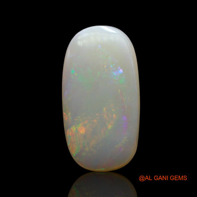 5.00 Cts Natural Australian Fire Opal Oval Cabochon Loose Gemstone For Jewelry 19x10x3 mm AF-73
