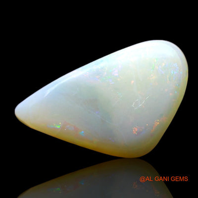 Natural Fire Opal Gemstone 3.00 Cts Loose Fancy Cabochon From Australia 14x7x4 mm AF-740