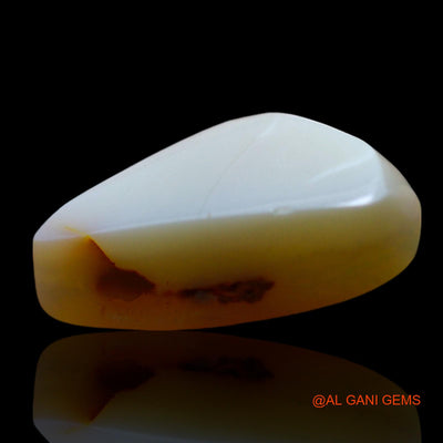 Natural Fire Opal Gemstone 3.00 Cts Loose Fancy Cabochon From Australia 14x7x4 mm AF-740