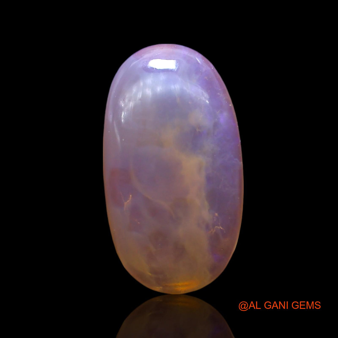 2.00 Cts Natural Australian Fire Opal Loose Gemstone Oval Cabochon 15x8x3 mm AF-741