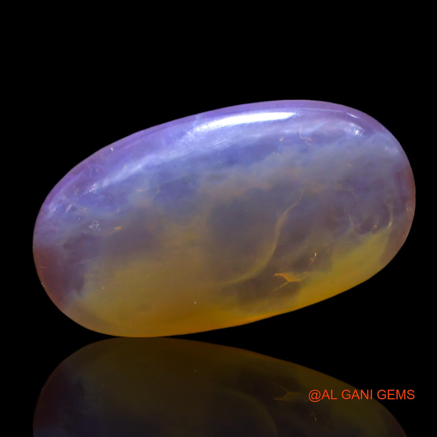 2.00 Cts Natural Australian Fire Opal Loose Gemstone Oval Cabochon 15x8x3 mm AF-741