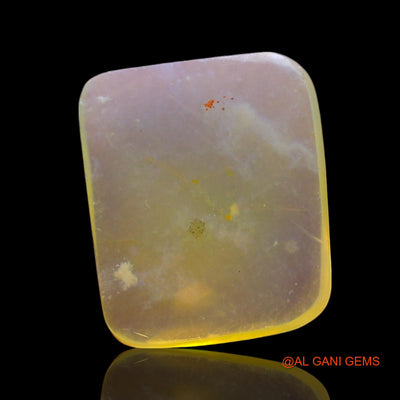 Natural Fire Opal Gemstone 3.00 Cts Loose Square Cabochon From Australia 12x10x4 mm AF-742