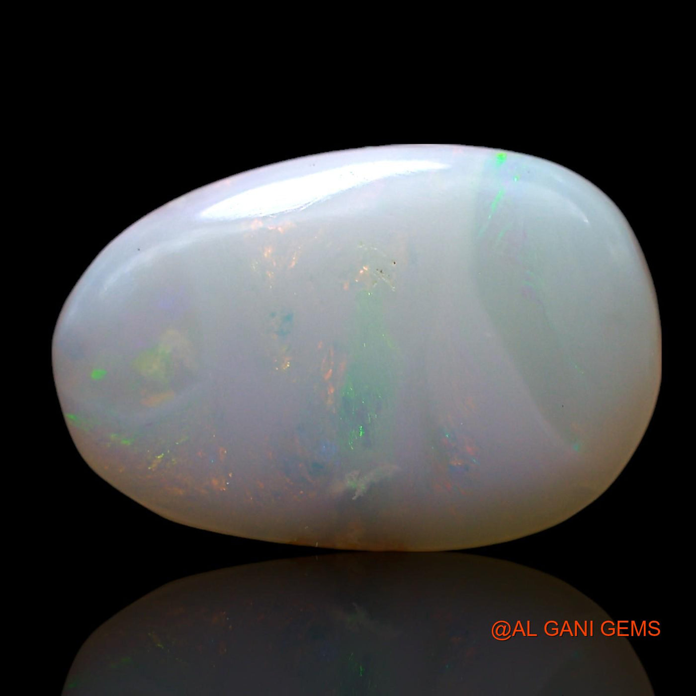 3.00 Cts Natural Australian Fire Opal Oval Cabochon Loose Gemstone For Jewelry 13x8x3 mm AF-746