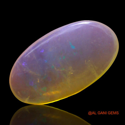 2.00 Cts Unheated Australian Fire Opal Loose Gemstone Oval Cabochon Natural 14x8x3 mm AF-747