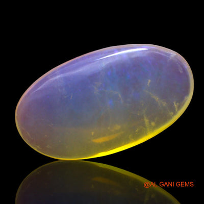 2.00 Cts Unheated Australian Fire Opal Loose Gemstone Oval Cabochon Natural 14x8x3 mm AF-747