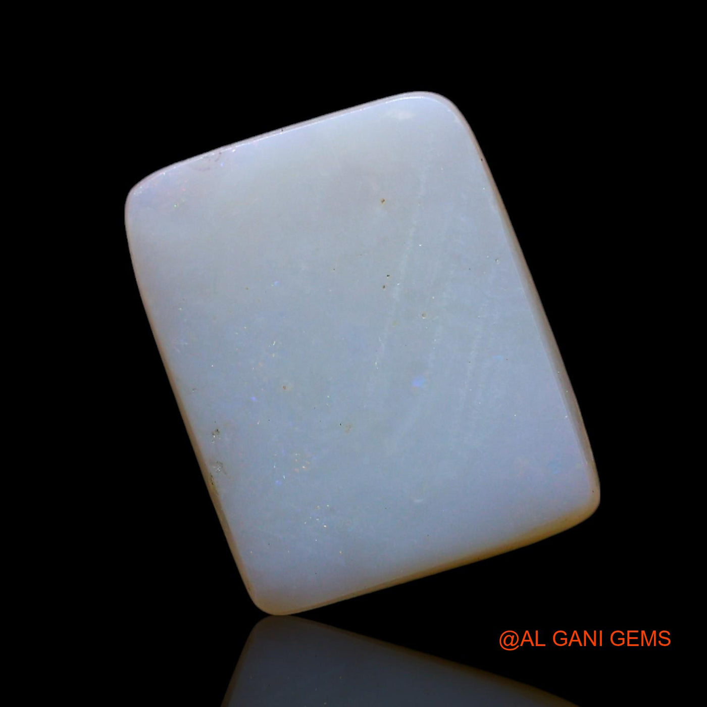 Natural Fire Opal Gemstone 2.00 Cts Loose Square Cabochon From Australia 11x9x3 mm AF-748