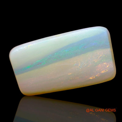 2.00 Cts Natural Australian Fire Opal Loose Gemstone Square Cabochon 12x7x3 mm AF-749