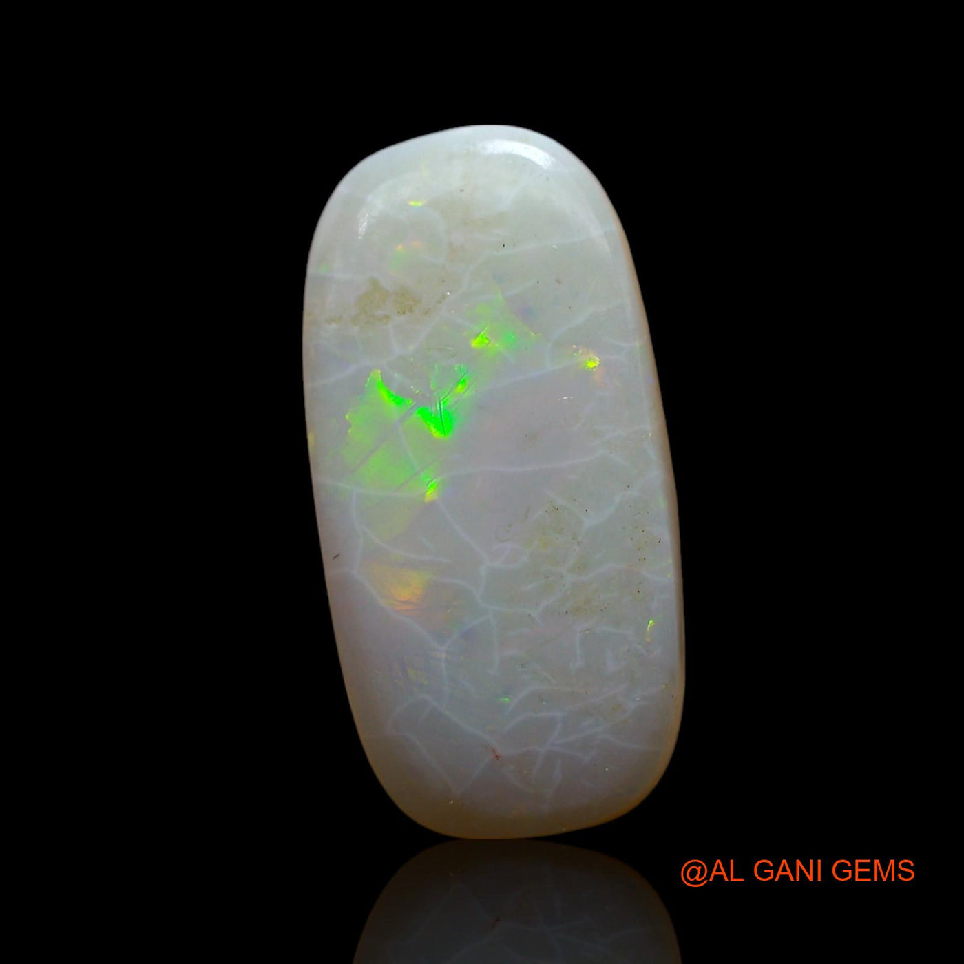 5.00 Cts Natural Australian Fire Opal Loose Gemstone Oval Cabochon 19x9x4 mm AF-74