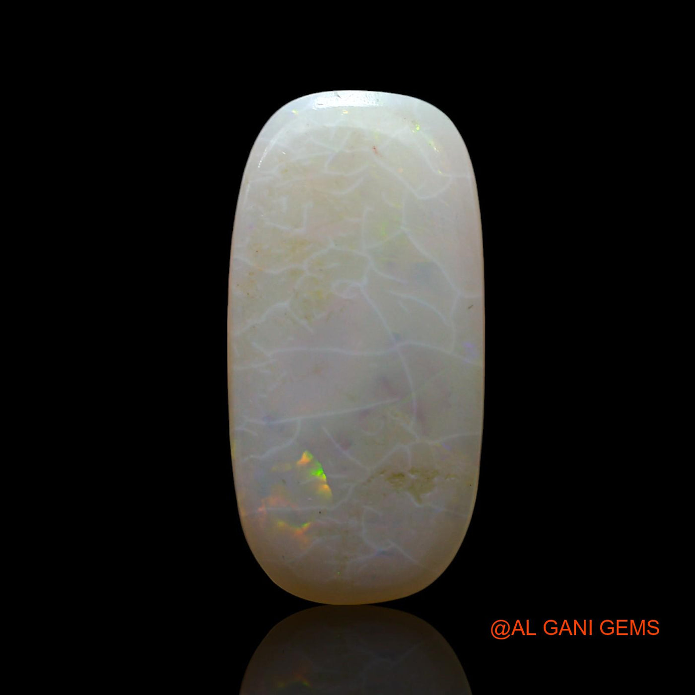 5.00 Cts Natural Australian Fire Opal Loose Gemstone Oval Cabochon 19x9x4 mm AF-74