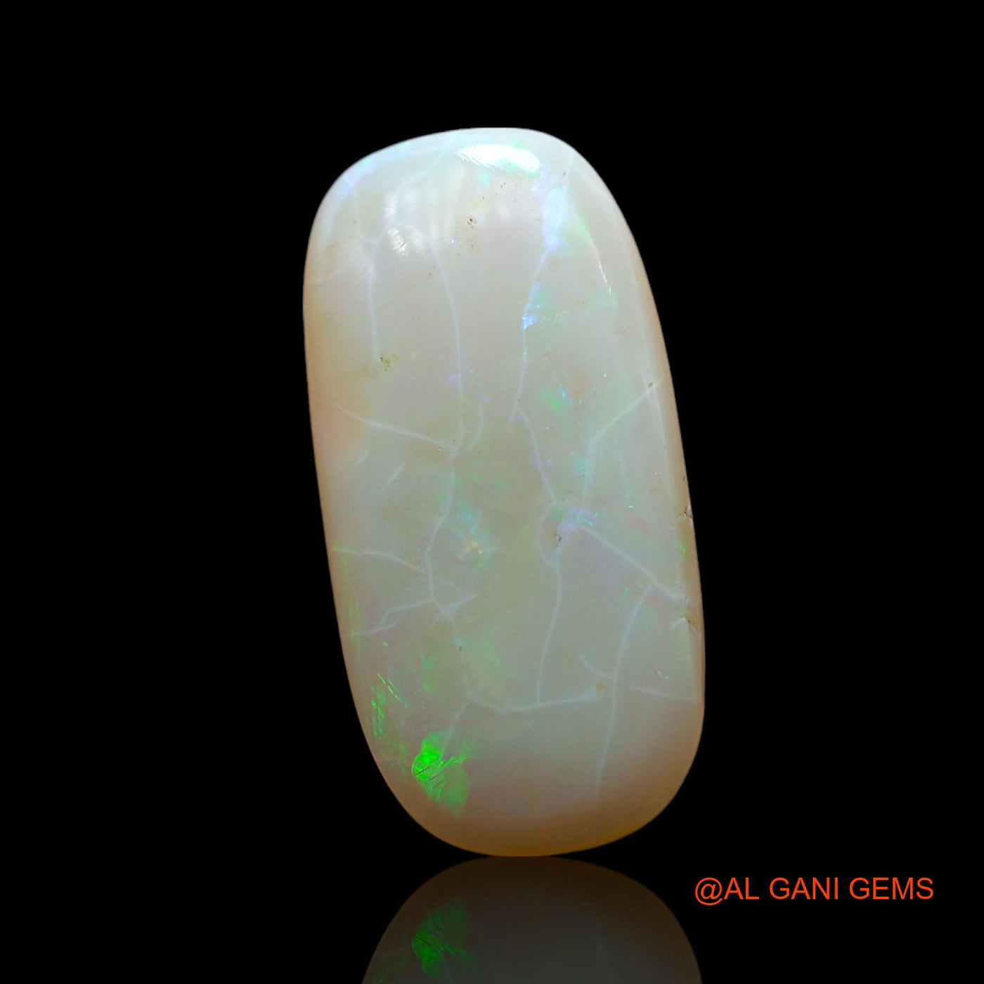 5.00 Cts Natural Australian Fire Opal Loose Gemstone Oval Cabochon 19x9x4 mm AF-74