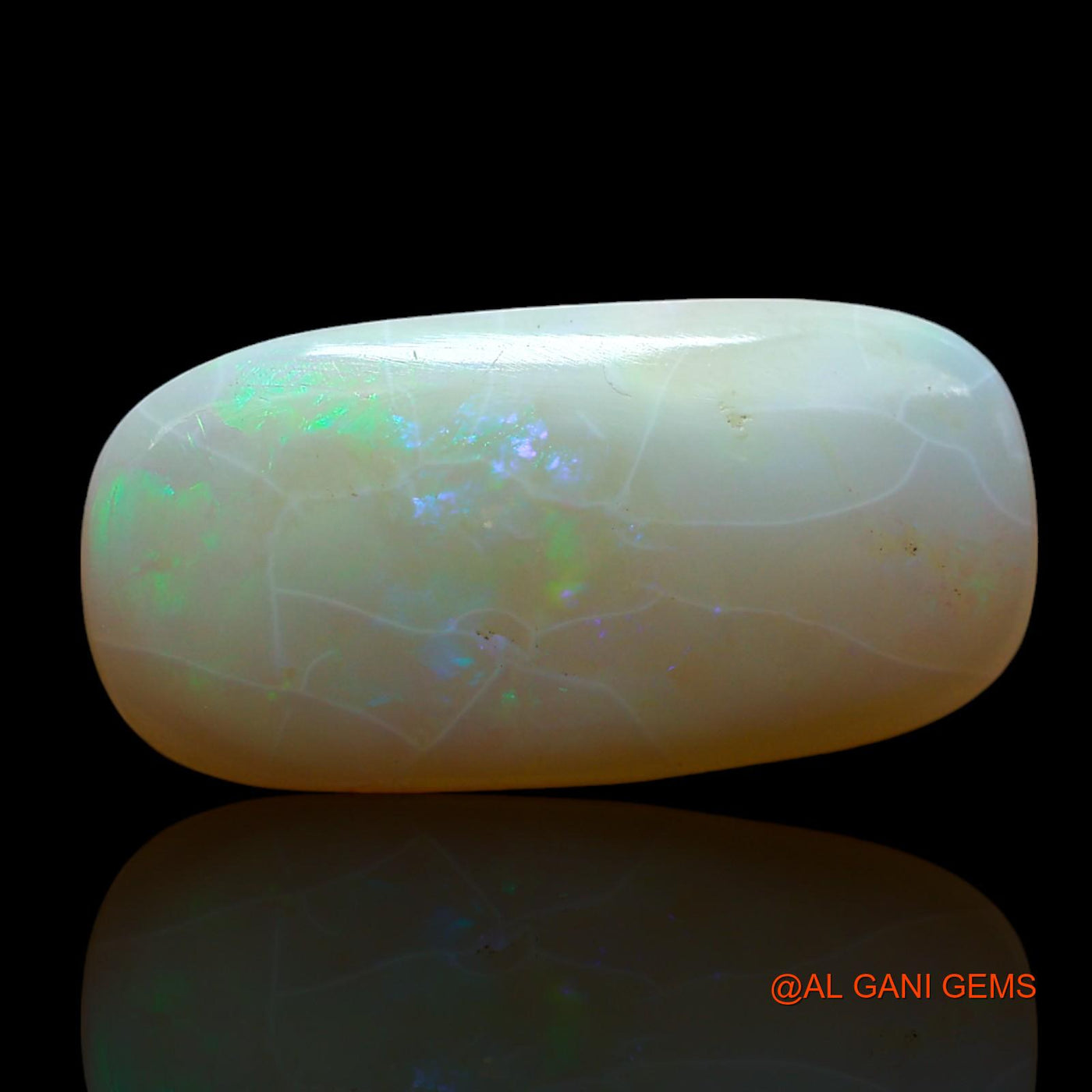 5.00 Cts Natural Australian Fire Opal Loose Gemstone Oval Cabochon 19x9x4 mm AF-74