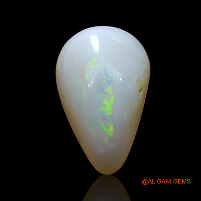 Natural Untreated Fire Opal Loose Gemstone Pear Cabochon From Australia 2.00 Cts 13x8x4 mm AF-750