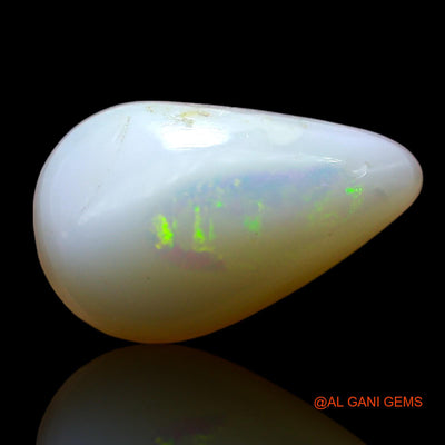 Natural Untreated Fire Opal Loose Gemstone Pear Cabochon From Australia 2.00 Cts 13x8x4 mm AF-750