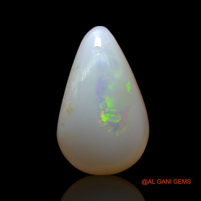 Natural Untreated Fire Opal Loose Gemstone Pear Cabochon From Australia 2.00 Cts 13x8x4 mm AF-750