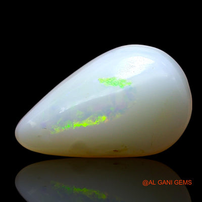 Natural Untreated Fire Opal Loose Gemstone Pear Cabochon From Australia 2.00 Cts 13x8x4 mm AF-750