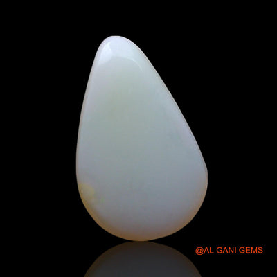 Natural Untreated Fire Opal Loose Gemstone Pear Cabochon From Australia 2.00 Cts 13x8x4 mm AF-750