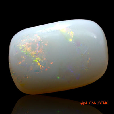 Natural Fire Opal Gemstone 3.00 Cts Loose Oval Cabochon From Australia 12x8x3 mm AF-751