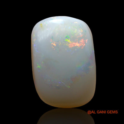 Natural Fire Opal Gemstone 3.00 Cts Loose Oval Cabochon From Australia 12x8x3 mm AF-751