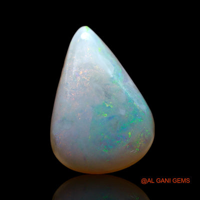 2.00 Cts Natural Australian Fire Opal Loose Gemstone Pear Cabochon 13x9x3 mm AF-752