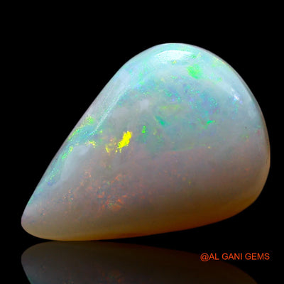 2.00 Cts Natural Australian Fire Opal Loose Gemstone Pear Cabochon 13x9x3 mm AF-752
