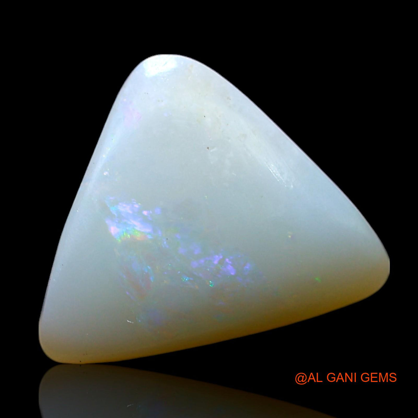 2.00 Cts Natural Australian Fire Opal Loose Gemstone Trillion Cabochon 12x10x3 mm AF-753