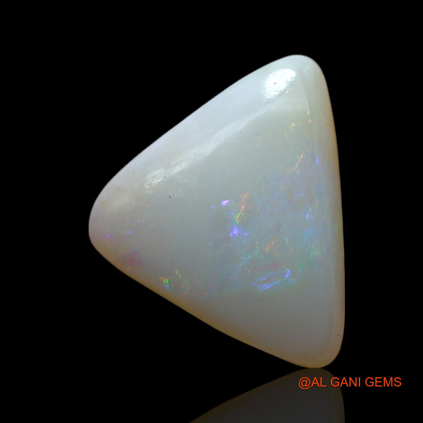 2.00 Cts Natural Australian Fire Opal Loose Gemstone Trillion Cabochon 12x10x3 mm AF-753