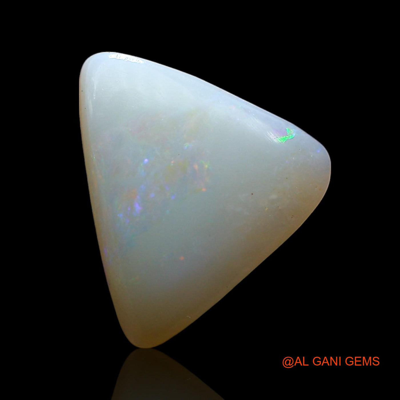 2.00 Cts Natural Australian Fire Opal Loose Gemstone Trillion Cabochon 12x10x3 mm AF-753