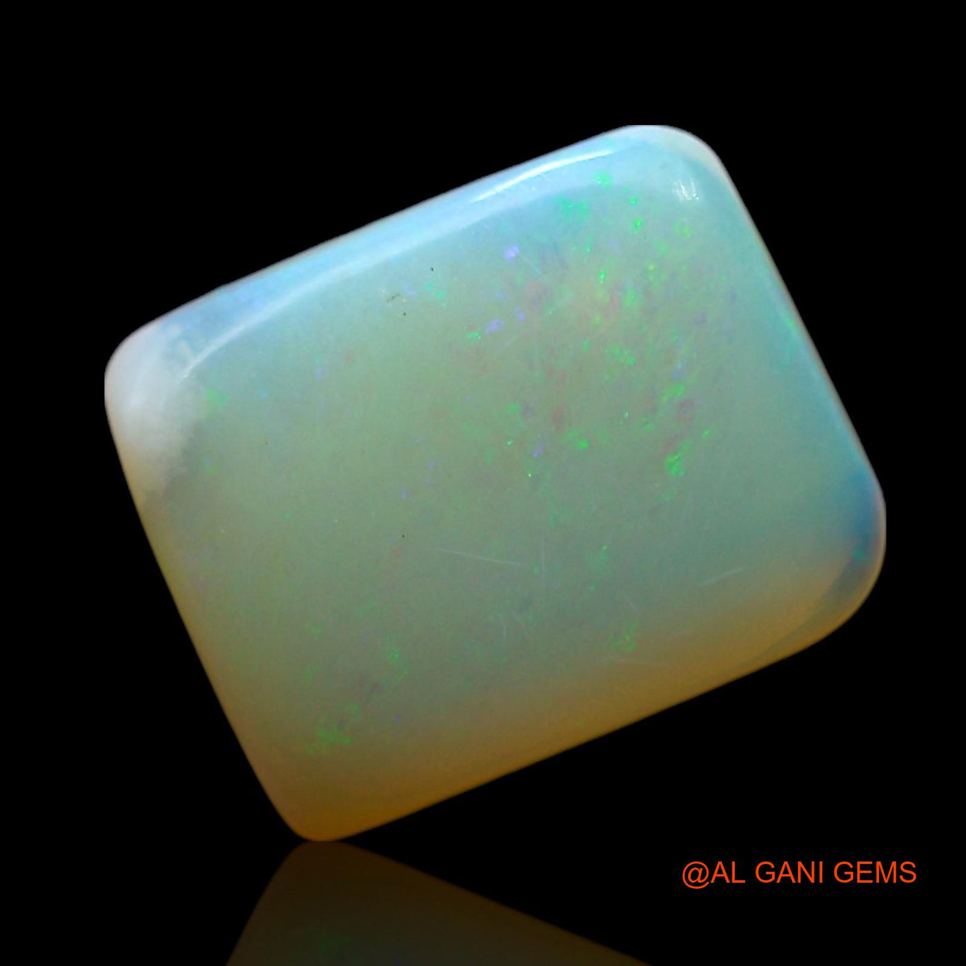 2.00 Cts Natural Australian Fire Opal Loose Gemstone Square Cabochon 11x9x3 mm AF-754