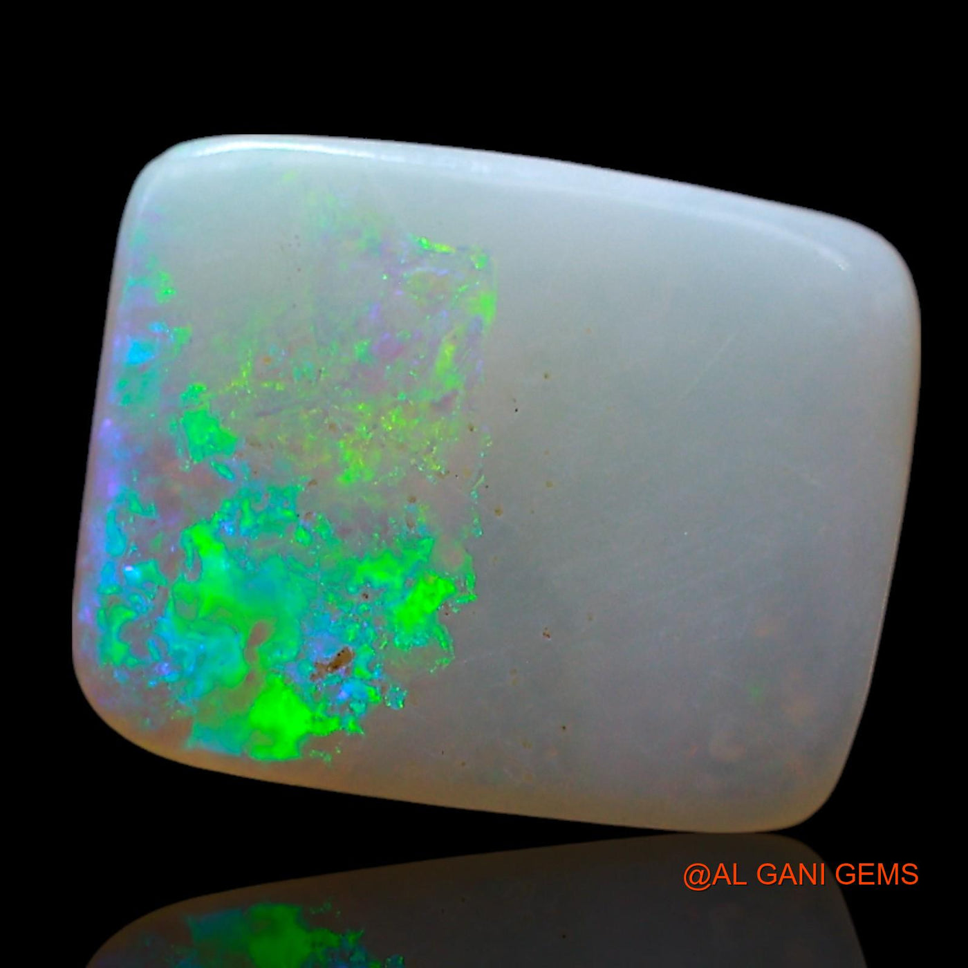 2.00 Cts Natural Australian Fire Opal Square Cabochon Loose Gemstone For Jewelry 11x9x2 mm AF-755
