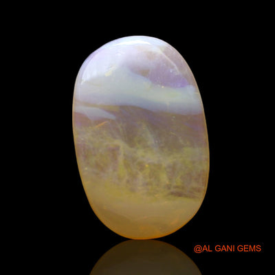 Natural Fire Opal Gemstone 2.00 Cts Loose Oval Cabochon From Australia 14x9x3 mm AF-756