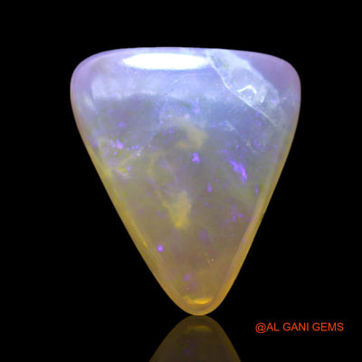 3.00 Cts Natural Australian Fire Opal Loose Gemstone Trillion Cabochon 13x10x4 mm AF-757