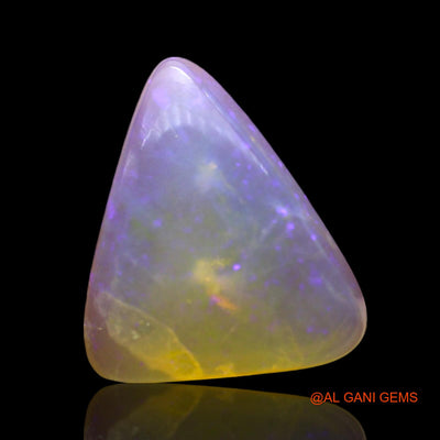 3.00 Cts Natural Australian Fire Opal Loose Gemstone Trillion Cabochon 13x10x4 mm AF-757