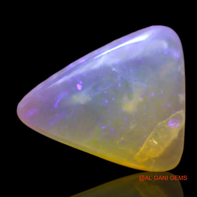 3.00 Cts Natural Australian Fire Opal Loose Gemstone Trillion Cabochon 13x10x4 mm AF-757