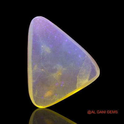 3.00 Cts Natural Australian Fire Opal Loose Gemstone Trillion Cabochon 13x10x4 mm AF-757