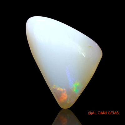 Natural Fire Opal Gemstone 2.00 Cts Loose Trillion Cabochon From Australia 14x9x3 mm AF-758