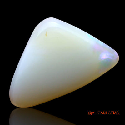 Natural Fire Opal Gemstone 2.00 Cts Loose Trillion Cabochon From Australia 14x9x3 mm AF-758