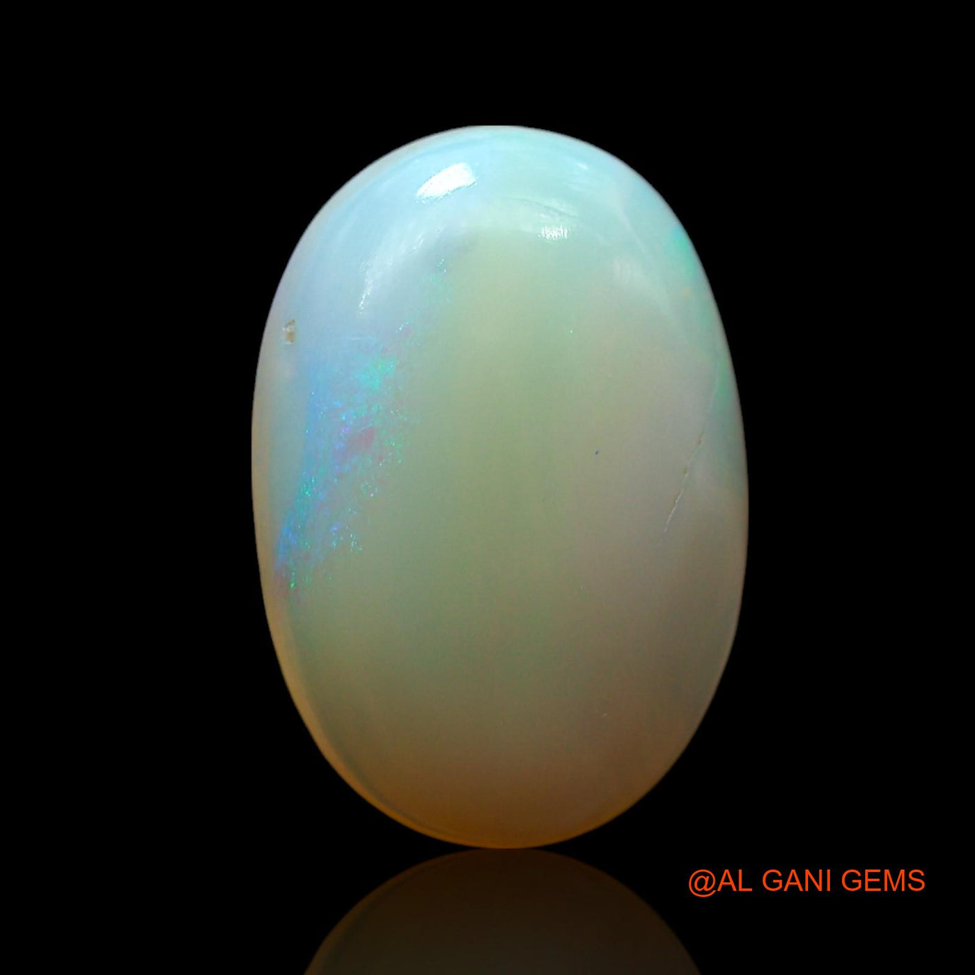 Natural Untreated Fire Opal Loose Gemstone Oval Cabochon From Australia 3.00 Cts 13x9x4 mm AF-759