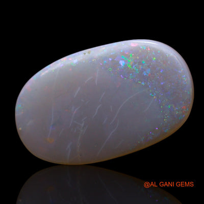 3.00 Cts Unheated Australian Fire Opal Loose Gemstone Oval Cabochon Natural 18x11x2 mm AF-75