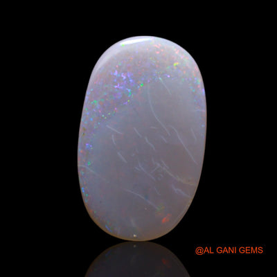 3.00 Cts Unheated Australian Fire Opal Loose Gemstone Oval Cabochon Natural 18x11x2 mm AF-75