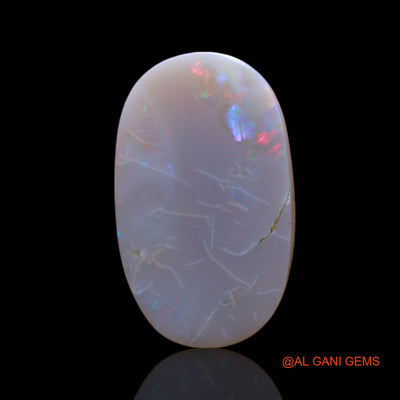 3.00 Cts Unheated Australian Fire Opal Loose Gemstone Oval Cabochon Natural 18x11x2 mm AF-75