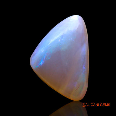 2.00 Cts Unheated Australian Fire Opal Loose Gemstone Trillion Cabochon Natural 13x9x3 mm AF-760