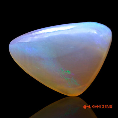 2.00 Cts Unheated Australian Fire Opal Loose Gemstone Trillion Cabochon Natural 13x9x3 mm AF-760